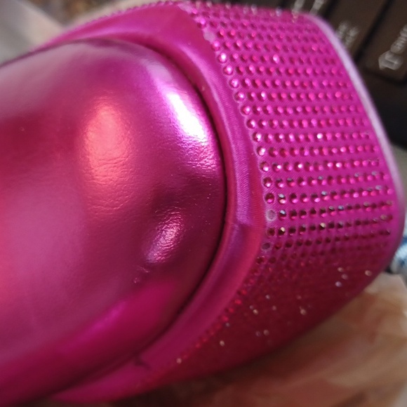 Circus NY Sam Edelman Womens Bailey Jewel Pink Platform Heels Shoes SZ 9.5 - Picture 16 of 16